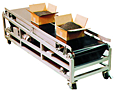 Model BT Vibratory Belt Conveyor Table